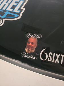 RIP Faustino Memorial Sticker